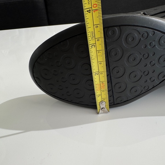 Anne Klein BNIB - black leather boots Sz 9 - Picture 11 of 13